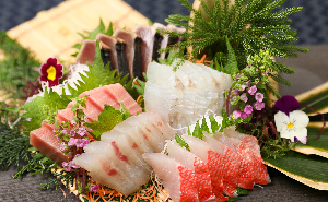 濱田屋の四季会席「初夏の薫り」2019年の御造り
