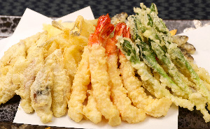 濱田屋の四季会席「初夏の薫り」2019年の天ぷら